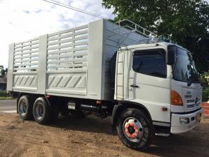 ขาย10ล้อร่อง1เพลา HINO MEGA212 ปี53กระบะ สามมิตร แชชซีสวยเครื่องเดิมทะเบียนครบ