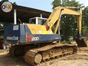 ขายรถขุดแบ็คโค KOMATSU PC200-5ไฟฟ้าเต็ม เอกสารครบ บูมสวยเอวแน่น ช่วงล่างเต็ม สภาพพร้อมลุยงาน สีเดิม