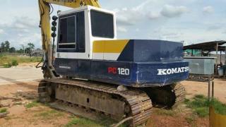 ขายรถขุดแบ็คโค komatsu pc120-3หัวแย็คปูน แพรคอนโทรล รุ่น5 ช่วงล่างเต็ม เครื่องแน่น ปั๊มแห้ง 