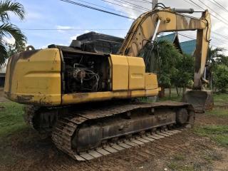 ขายรถแบ็คโฮ CAT320 V2 เอกสารเล่มทะเบียน จอดอยู่ ชุดไฟฟ้าอยู่ เอวมีขยับ ช่วงล่างตามสะภาพ รถใช้งานได้ ตามสภาพ