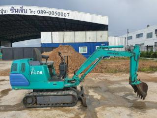 Komatsu PC05-7 รถแบคโฮ นำเข้าจากญี่ปุ่น สภาพพร้อมใช้งาน โทร  089-0080077 089-0050007 086-0044333 065-8844400 www.sangenjp.com www.nmc99.com