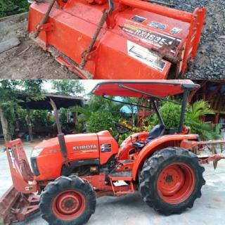 ขายรถไถKUBOTA L3608 อุปกรณ์3ชิ้นใบมีดหน้า ผานหลัง โรตารี่ ทำงาน1พันชม. เอกสารทะเบียนครบ 