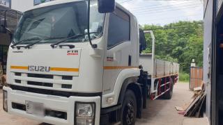 ขาย6ล้อISUZU FTR240ปี56 เฮี๊ยบพับ4.5ตัน HIAB090 กระบะยาว6.80M  