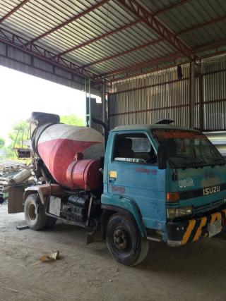 ขาย6ล้อโม่ปูน isuzu NRR195 6HE1 ทะเบียน โม่2.5คิวโม่ตรง เกียร์PTO แชชซีสวยพร้อมใช้งาน  