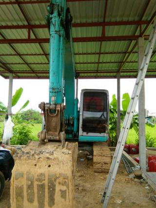 ขายรถขุดแบ็คโค kobelco sk115 ตูดกลม ระบบไฟฟ้าครบ ช่วงล่างดี เอกสารใบอินวอยซ์