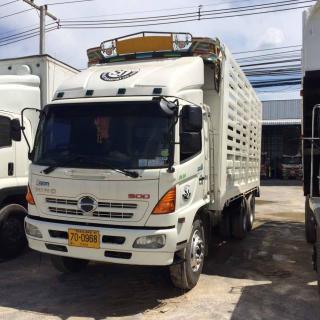 ขาย10ล้อ1เพลาร่อง HINO MEGA FL8J ปี54 วิ่งน้อย 212แรง เอกสารทะเบียนครบ