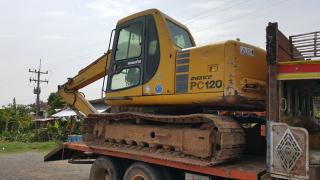 ขายรถขุดแบ็คโค komatsu PC120-6E ซีเรียล64357 ทำงานหมื่นกว่า ชม. เก่านอก2ปีไฟฟ้าเต็ม เอกสารใบอินวอยซ์