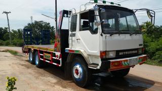 ขาย10ล้อ1เพลา FUSO195 หางขึ้นรถเกี่ยวข้าว แชชซีสวยเครื่อง6D16 ทิ๊ฟฟี่ ทะเบียนครบ 