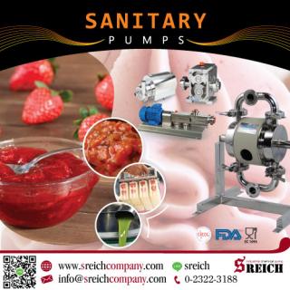   Sanitary Pump ปั๊มไดอะแฟรมสแตนเลสฟู้ดเกรด นำเข้าจากยุโรป  